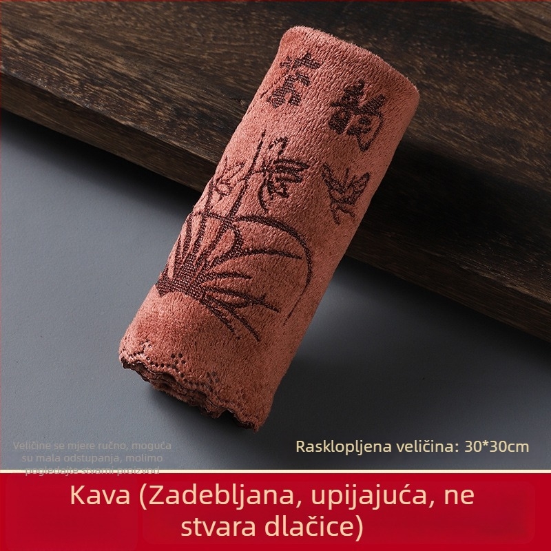 Absorptivna debela krpa za čajni stol i podmetač, mala veličina, pribor za čajni set
