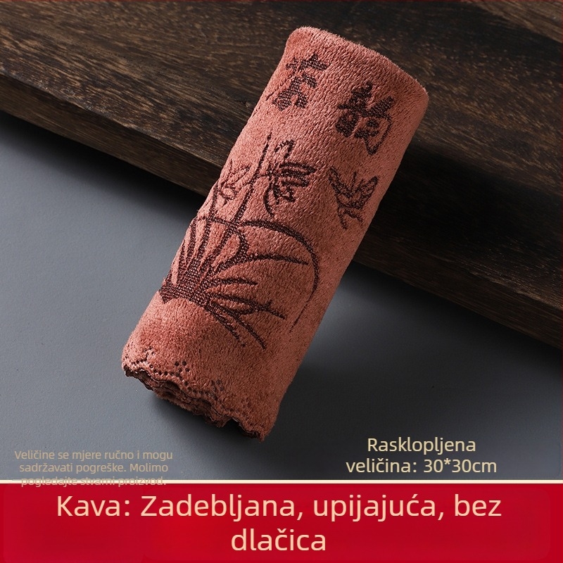 Absorptivna debela krpa za čajni stol i podmetač, mala veličina, pribor za čajni set