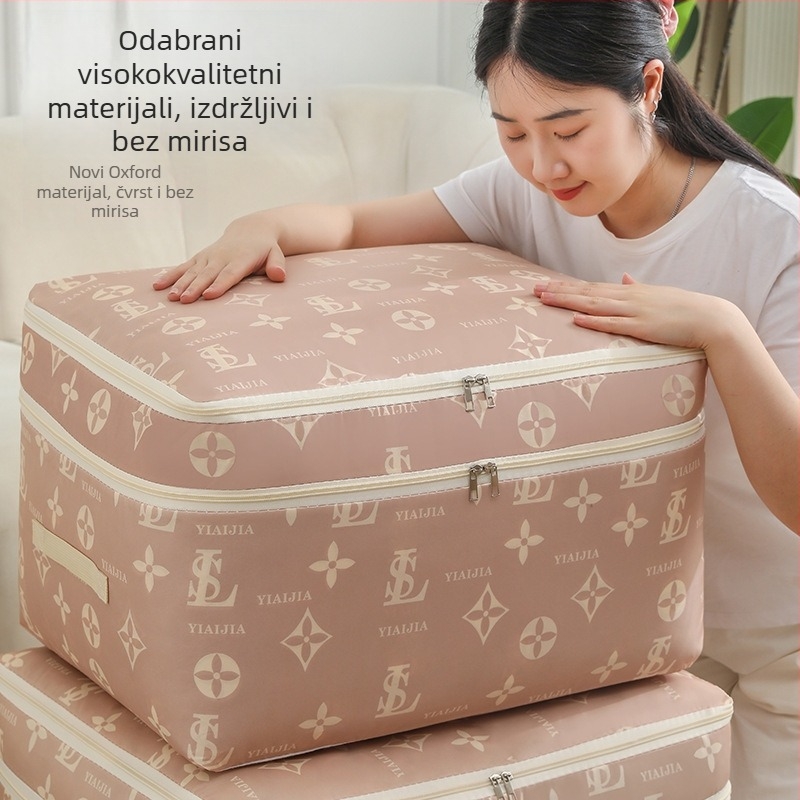 Torba za pohranu deke od Oxford platna, velika kapaciteta, ekstra velika, debela i zatvara se