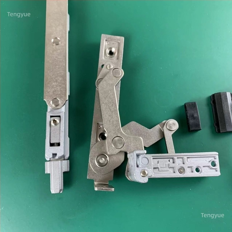 Skriveni šarniri za aluminijski prozor tip casement, prilagođeni gornjem vješanju, skrivena ugradnja, 180° unutarnje otvaranje