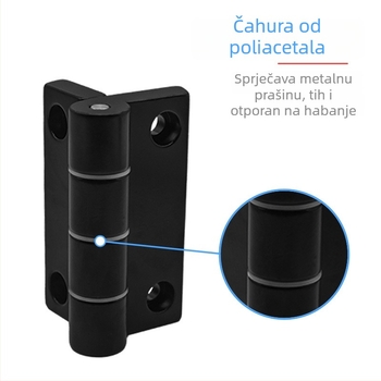 Aluminijski spojni šarka HFA4050-2630, tih, teške nosivosti, za vrata ormarića i prozore