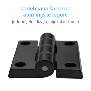 Aluminijski spojni šarka HFA4050-2630, tih, teške nosivosti, za vrata ormarića i prozore