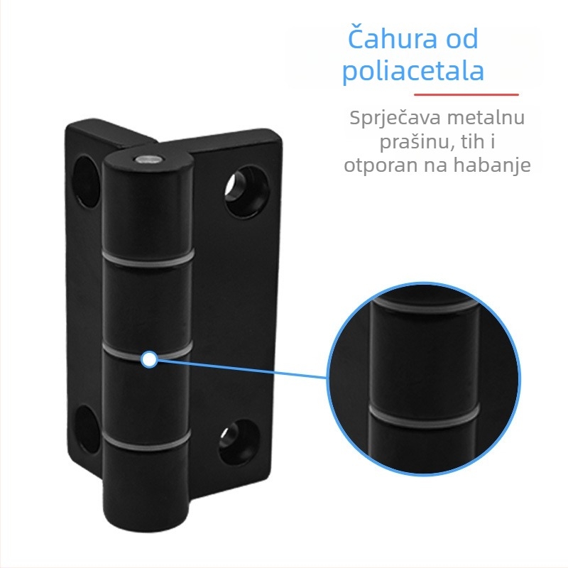 Aluminijski spojni šarka HFA4050-2630, tih, teške nosivosti, za vrata ormarića i prozore