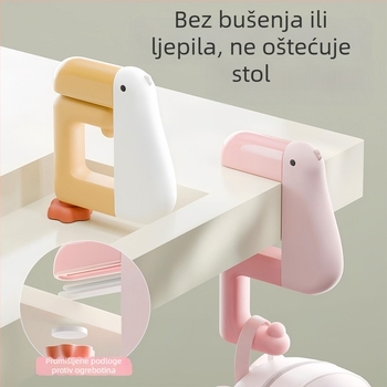 Kreativni držač ruksaka za stol, bez bušenja, prijenosni i stabilan držač torbe
