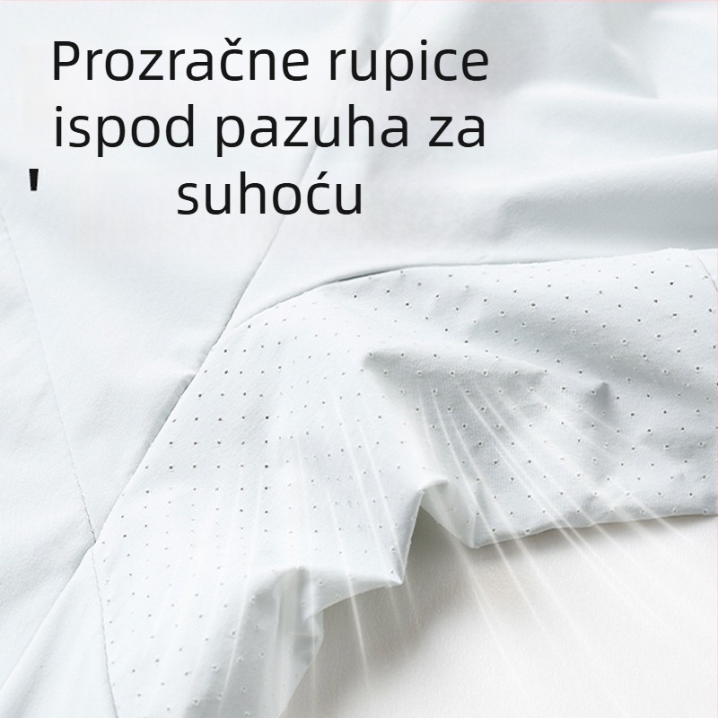 Unisex antibakterijska jakna za zaštitu od sunca, prozračna, brzo se suši, UV zaštita, s kapuljačom, za ljeto.