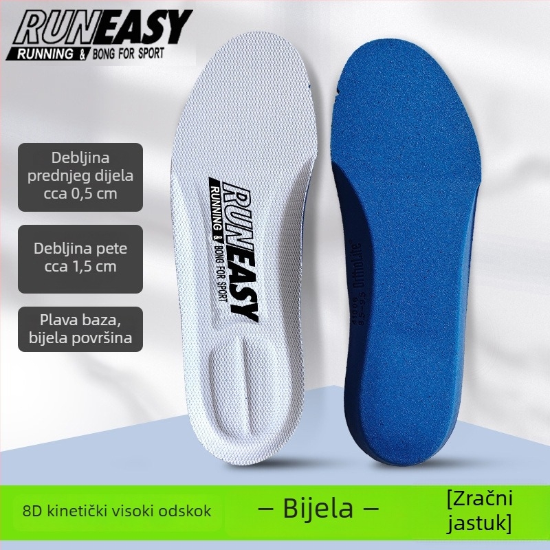 Runeasy Akh528 Ortholite memorijska uložak za sportske tenisice – cijeli uložak, s otiskom, veličine 34/36/38, proljeće