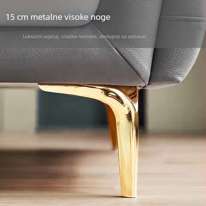 Set nogu za namještaj od hladno valjanog čelika – za TV ormarić, stolić za kavu i kupaonski ormarić; moderni minimalistički stil, metalne noge premazane sprejem