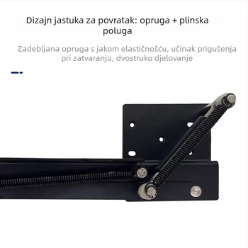 Sklopiva stolica za cipele sa skrivenim povratnim spojem za zidni nosač – metalni pribor