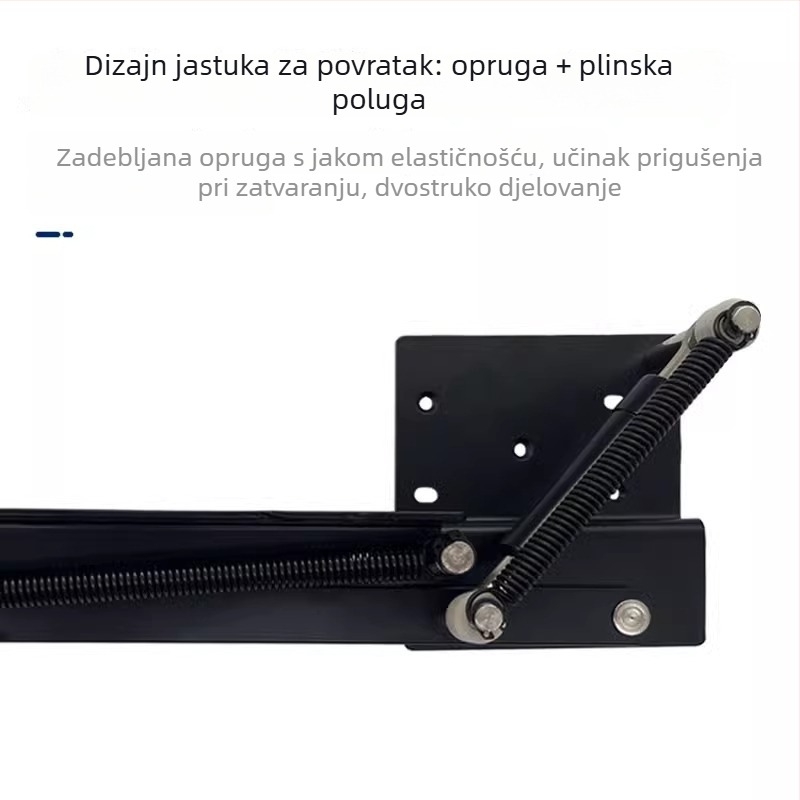 Sklopiva stolica za cipele sa skrivenim povratnim spojem za zidni nosač – metalni pribor