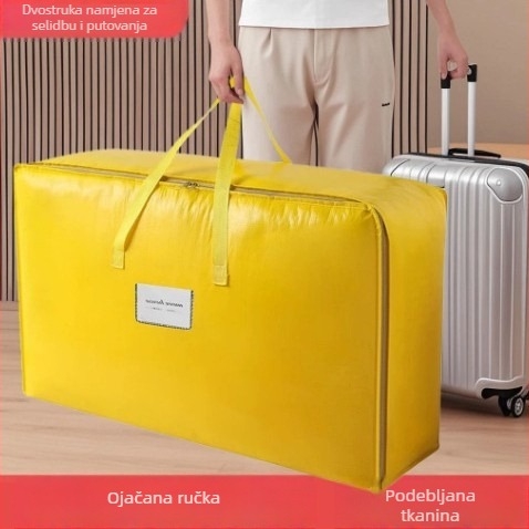 Pleteni plastična skladišna torba za preseljenje, vodootporna i otporna na habanje, s velikim kapacitetom, višenamjenski organizator