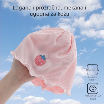 Tanka bebi kapa od modala za proljeće, jesen i ljeto – novorođenče, unisex, zaštita fontanele, prozračna
