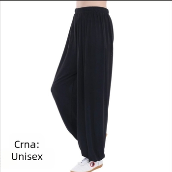 Hlače Tai Chi od Ice Silk za vježbanje, unisex, velike veličine, lantern stil, Tai Chi proljeće-ljeto.