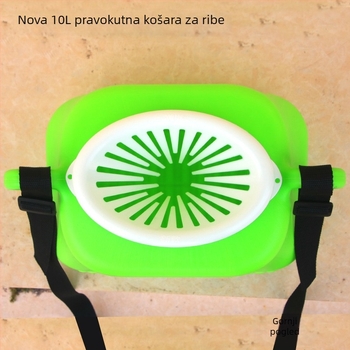 Plastična posuda za prijevoz živih riba, velik kapacitet, za vanjski ribolov i montiranje na vozilo
