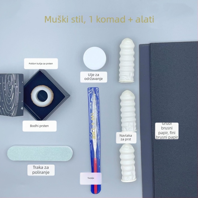 Prsten Bodhi, ručno izrađen DIY prsten za parove, dar za rođendan, dar partnerici