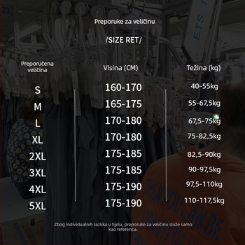Muške casual hlače od 380 g čistog pamuka, euro-američkog stila s retro japanskim dodirom, s vezanjem na kraju nogavica i opuštenog kroja