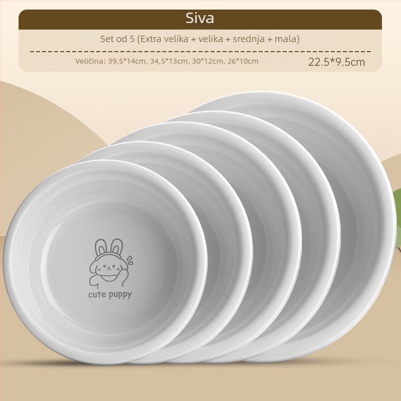 Plastično korito za kućnu upotrebu: veliko korito za stopala, malo korito za lice i pranje, duboko i debelo, izdržljivo