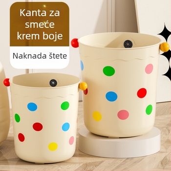 Plastični koš za smeće bez poklopca, kapaciteta 8 L, za kućnu upotrebu – dnevni boravak, spavaća soba, kuhinja, kupaonica, ured, studentski dom