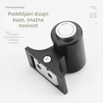 Puyat Podni magnetski zaustavljač vrata, bez bušenja, nevidljiv, protiv sudara, tih, podesiv, za kupaonicu i WC