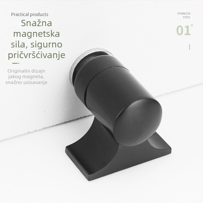 Puyat Podni magnetski zaustavljač vrata, bez bušenja, nevidljiv, protiv sudara, tih, podesiv, za kupaonicu i WC