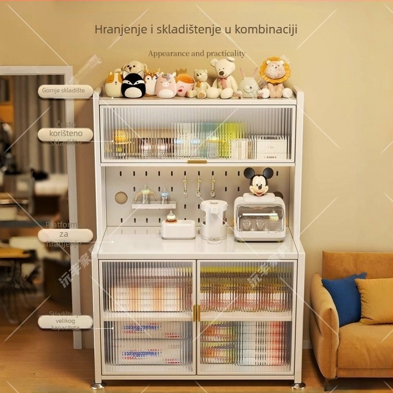 Stojeći ormar za bebine potrepštine, velik kapacitet, multifunkcionalan.