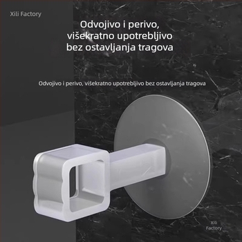 Silikonska zaštita kvake vrata s usisnom čašicom, za kupaonicu