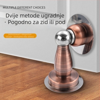 Nehrđajući čelični magnetski držač za vrata bez bušenja, zidni model, za kupaonicu i prostoriju