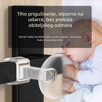 Silikonski zaštitnik vrata s usisnom čašom – bez bušenja, za kuhinju i kupaonicu