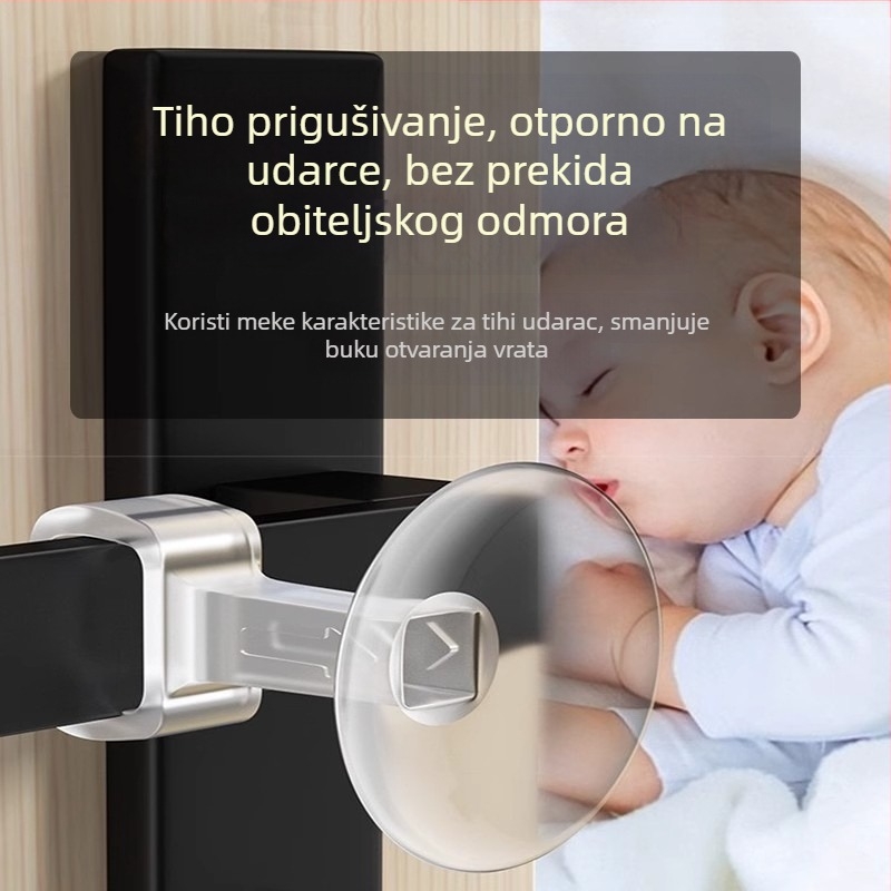 Silikonski zaštitnik vrata s usisnom čašom – bez bušenja, za kuhinju i kupaonicu