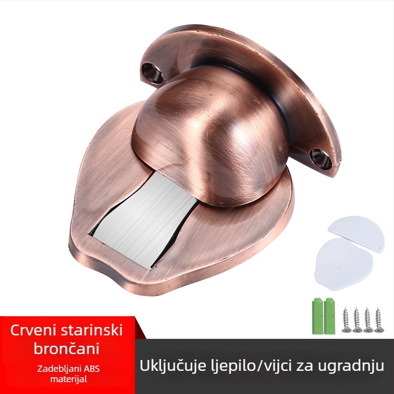 Podni magnetski zaustavljač vrata, bez bušenja, tih, nevidljiv dizajn, za spavaću sobu i kupaonicu