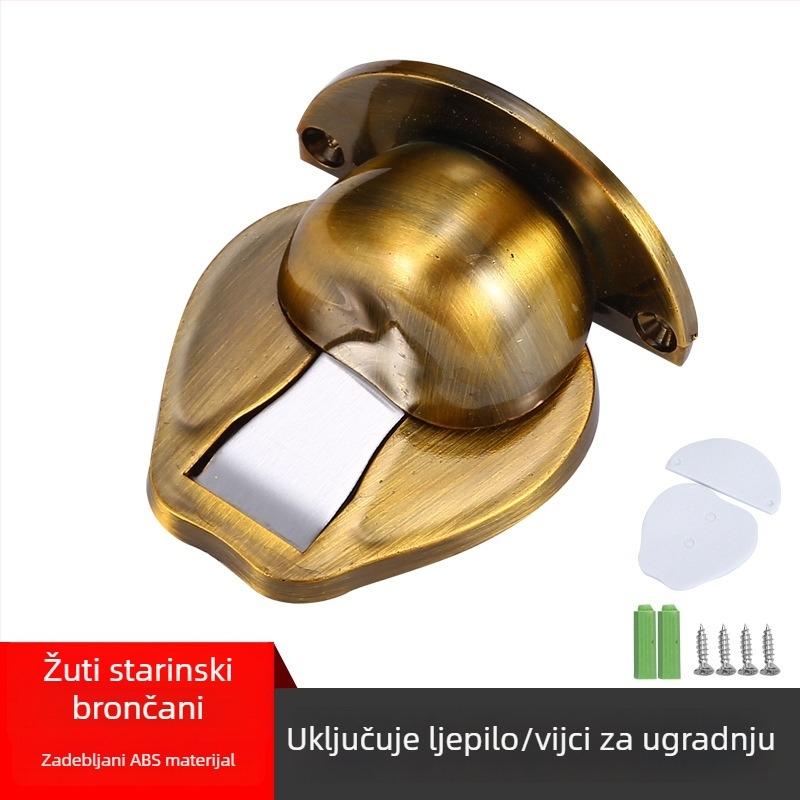 Podni magnetski zaustavljač vrata, bez bušenja, tih, nevidljiv dizajn, za spavaću sobu i kupaonicu