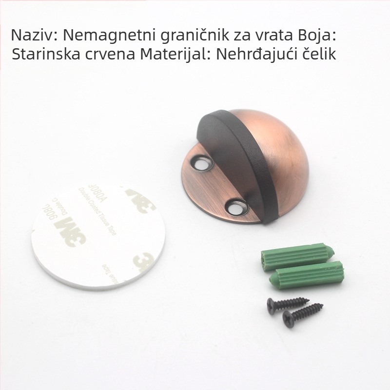 Nehrđajući čelik, podno usisavanje bez bušenja, magnetski Turtle Top za staklena vrata