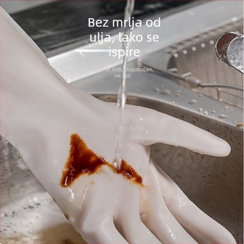 Master Kang nitril rukavice – vodootporne, za kućanske poslove, pranje posuđa i kuhinju, bez mirisa, izdržljive i perive