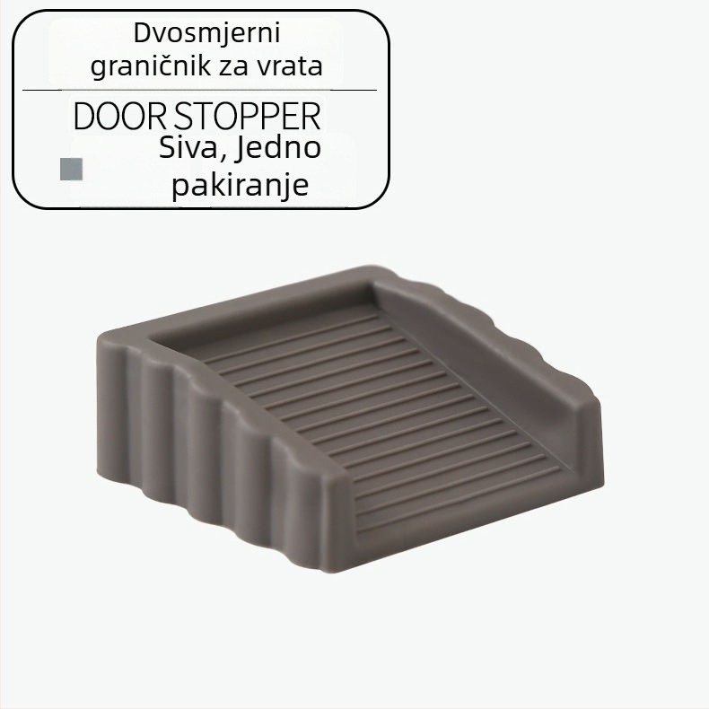 Višenamjenski stopper vrata, dvostrani, uklonjivi, zaštita od krađe i od zgrabljivanja, montaža bez bušenja