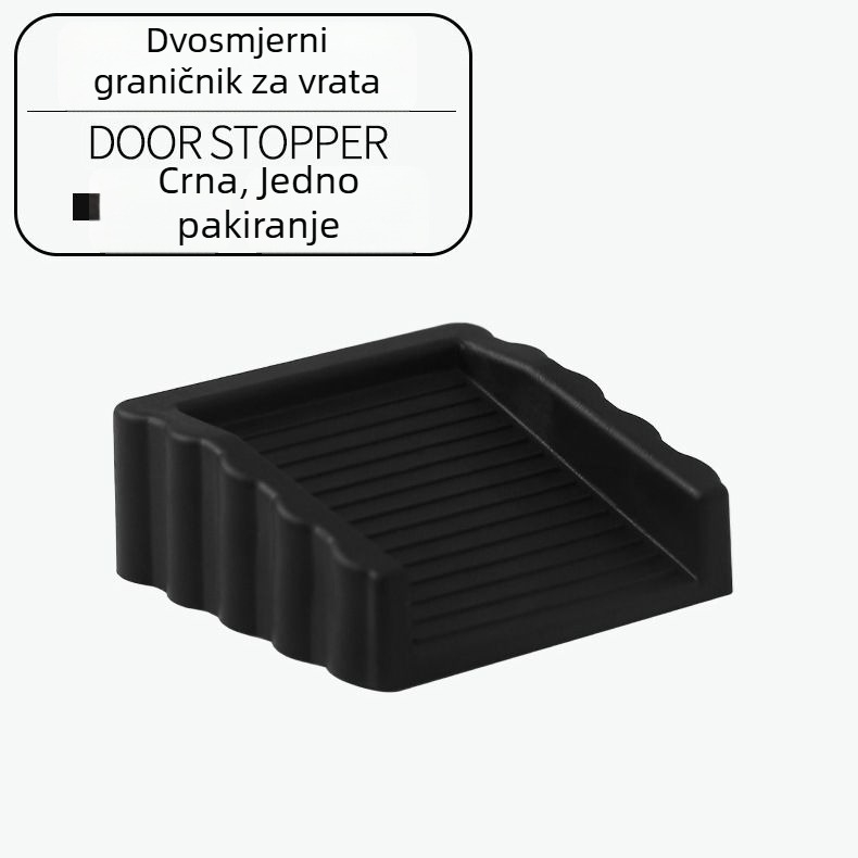 Višenamjenski stopper vrata, dvostrani, uklonjivi, zaštita od krađe i od zgrabljivanja, montaža bez bušenja