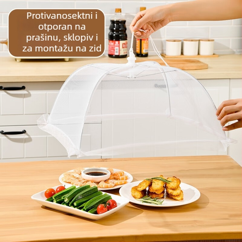 Kućni pokrov stola s mrežom protiv muha, sklopiva zaštita hrane za kuhinju