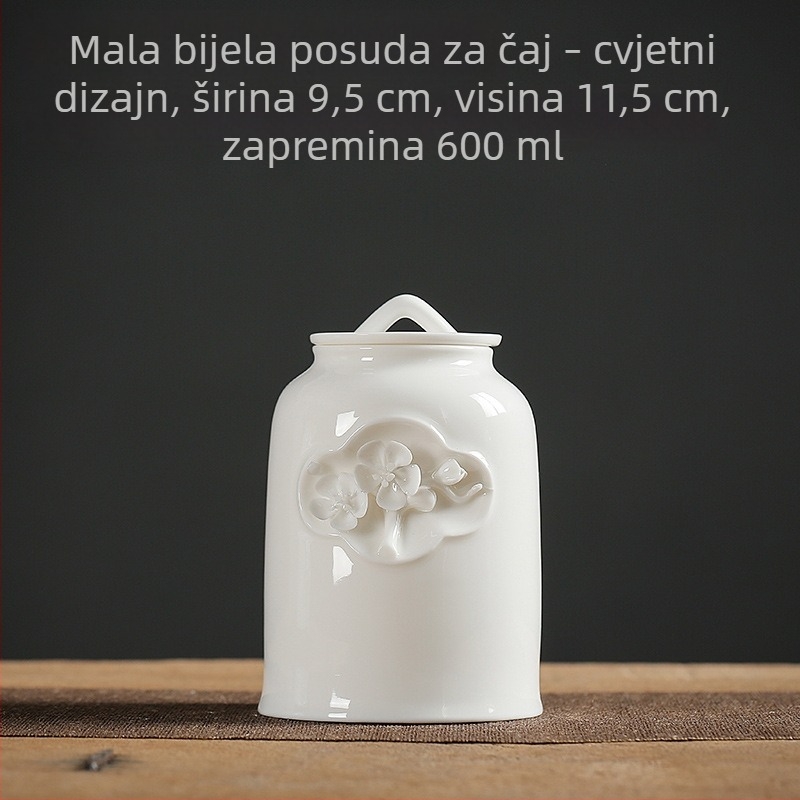 Dai Artisan vintage keramički čajni spremnici – set velikih i malih hermetički zatvorenih posuda za čaj, Kung Fu čajni set za kućnu upotrebu