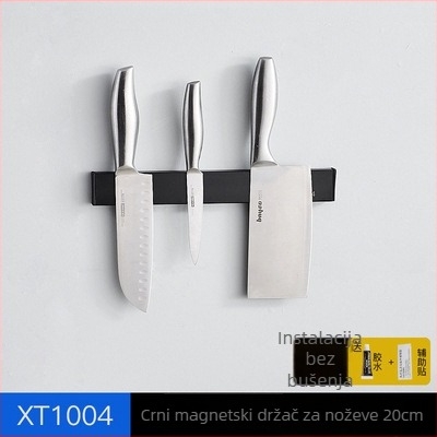 Držač noževa s magnetom od nehrđajućeg čelika 304, zidni, bez bušenja
