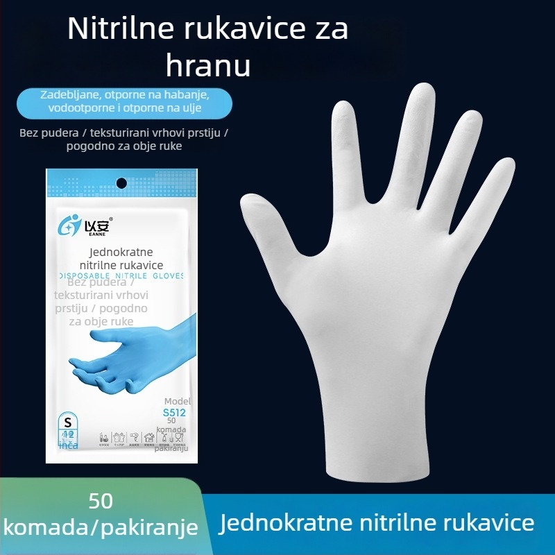 To Ann jednokratne rukavice za pranje suđa, vodootporne, produžene duljine, prehrambene kvalitete, za kućnu uporabu