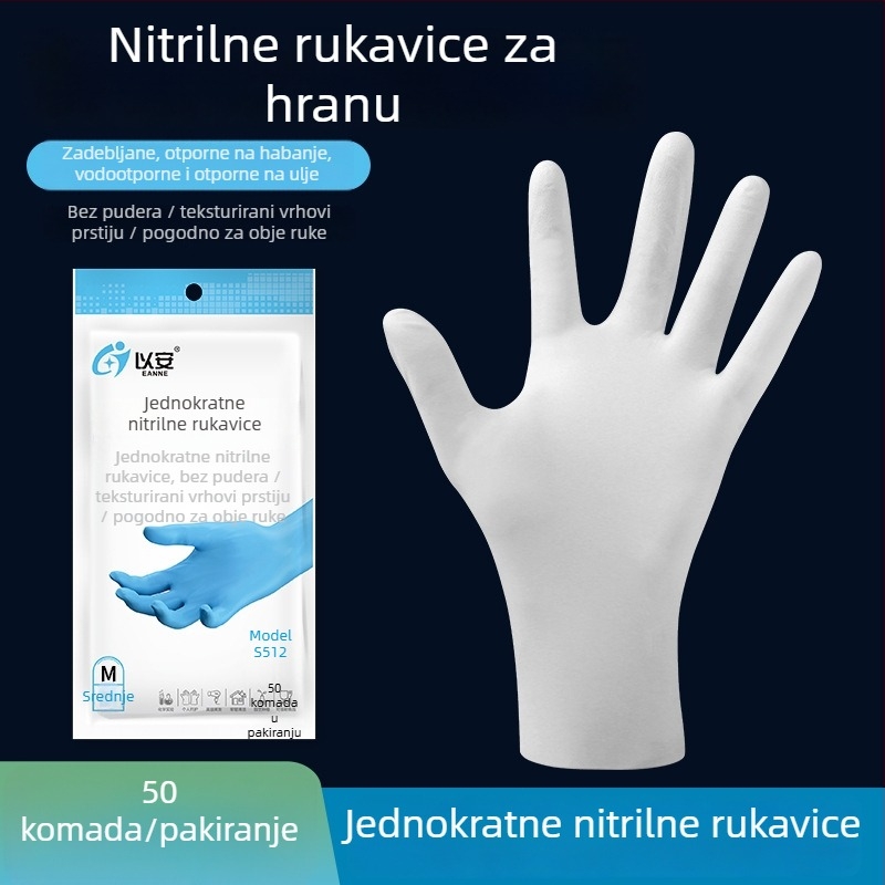 To Ann jednokratne rukavice za pranje suđa, vodootporne, produžene duljine, prehrambene kvalitete, za kućnu uporabu