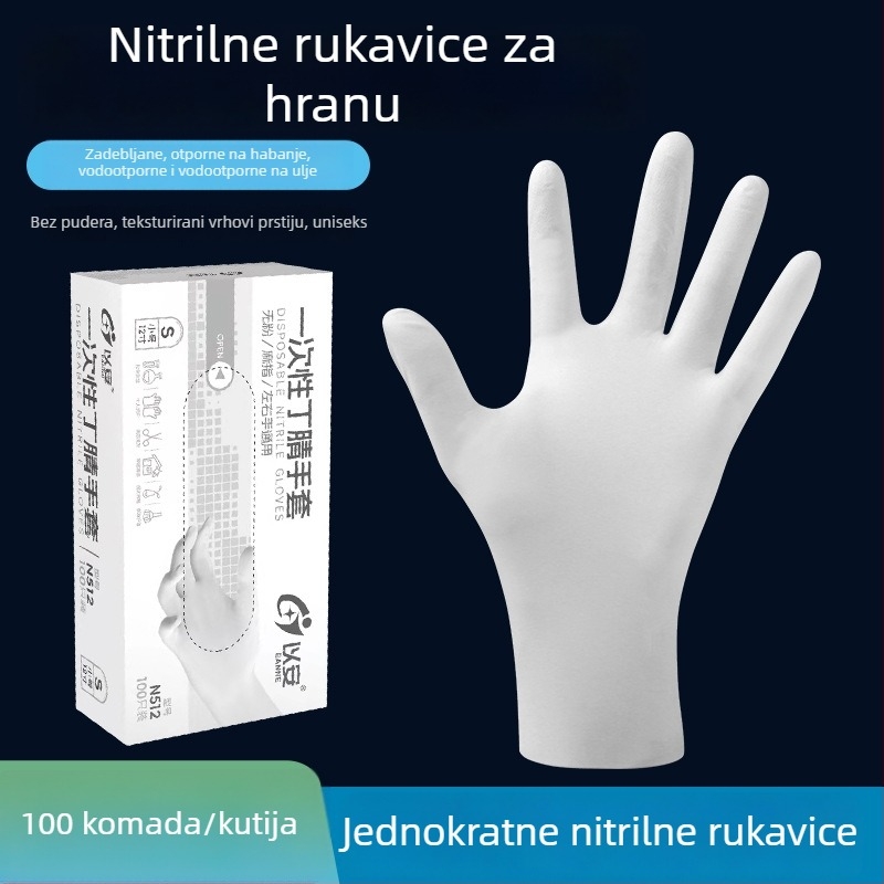To Ann jednokratne rukavice za pranje suđa, vodootporne, produžene duljine, prehrambene kvalitete, za kućnu uporabu