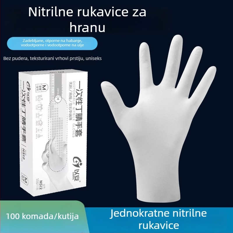 To Ann jednokratne rukavice za pranje suđa, vodootporne, produžene duljine, prehrambene kvalitete, za kućnu uporabu