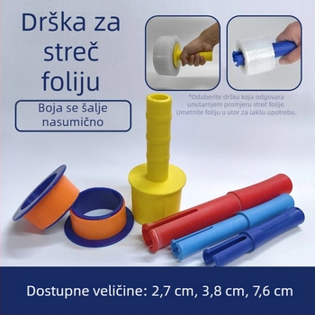 Plastični držač folije za pakiranje i zaštitni prsten za ruku za rasteznu foliju