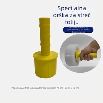 Plastični držač folije za pakiranje i zaštitni prsten za ruku za rasteznu foliju