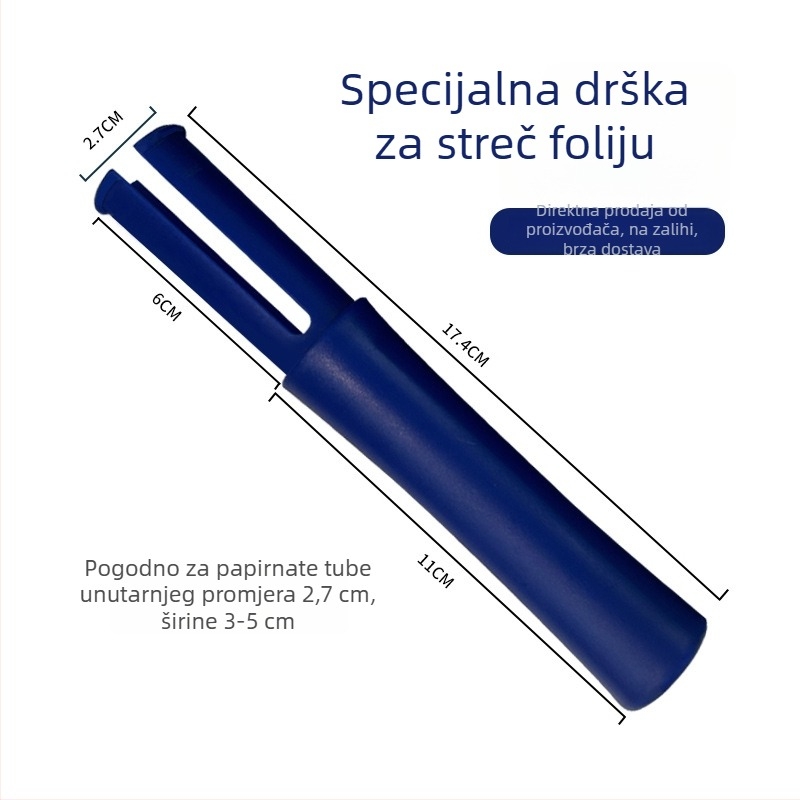 Plastični držač folije za pakiranje i zaštitni prsten za ruku za rasteznu foliju