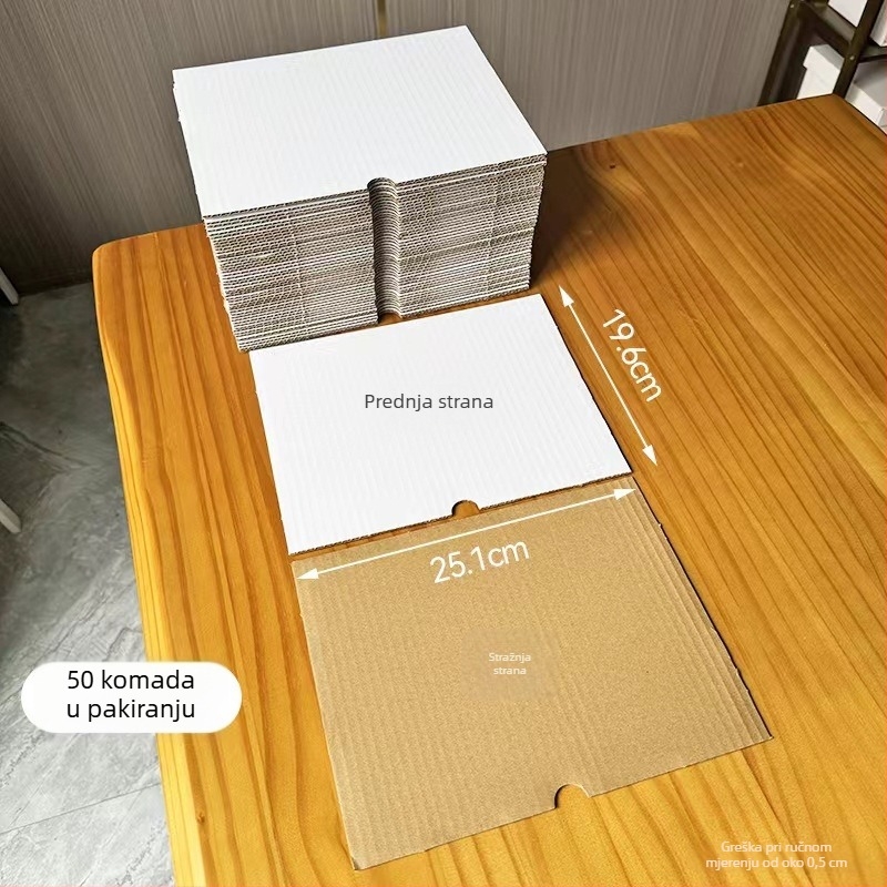 Sklopiva kutija za pohranu od valovitog kartona s poklopcem, 80 L, otporna na prašinu; za dokumente, knjige, igračke, grickalice i odjeću; moderni minimalistički dizajn; za dom, dnevni boravak i ured.