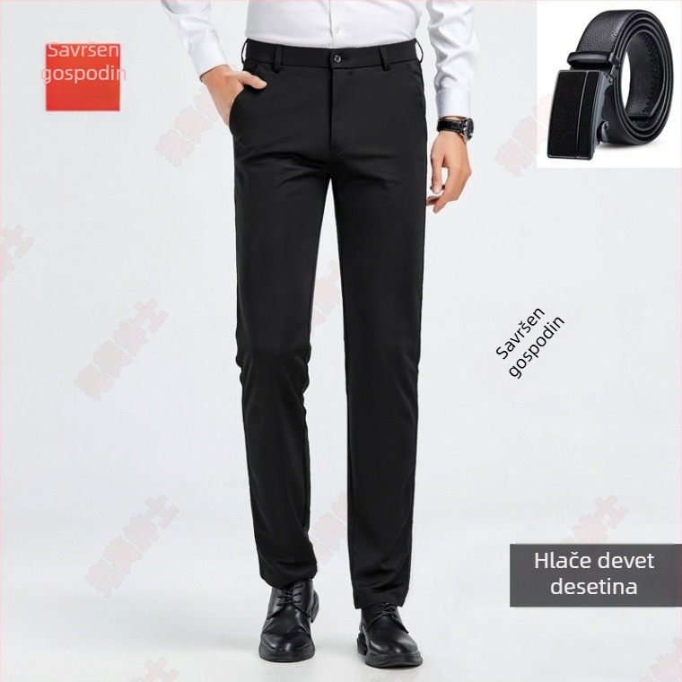 Muške hlače od corduroya, slim fit, 3/4 dužine, elegantan pad, premium kvaliteta