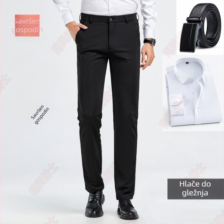Muške hlače od corduroya, slim fit, 3/4 dužine, elegantan pad, premium kvaliteta