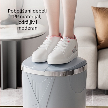 Luksuzna kućna kanta za otpad s pedalom i poklopcem, velika kapaciteta, plastična, za dnevni boravak, kuhinju, spavaću sobu i kupaonu.