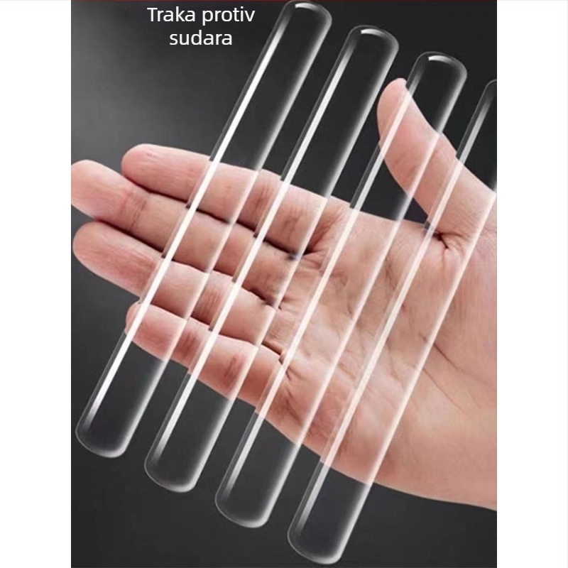 Silikonski tlmič udara za vrata, samoljepljiva zaštitna traka, zaštita zidova i kvaka
