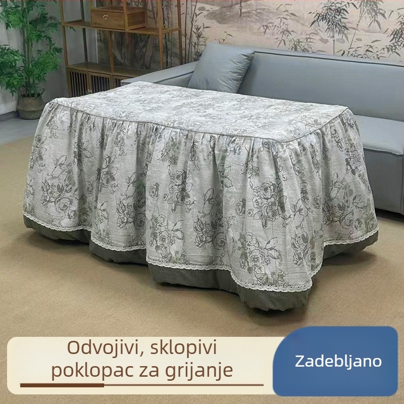 Debelo, otklonjivo i perivo pokrivalo za grijanje – za električne ploče, grijane stolove i kućne grijalice
